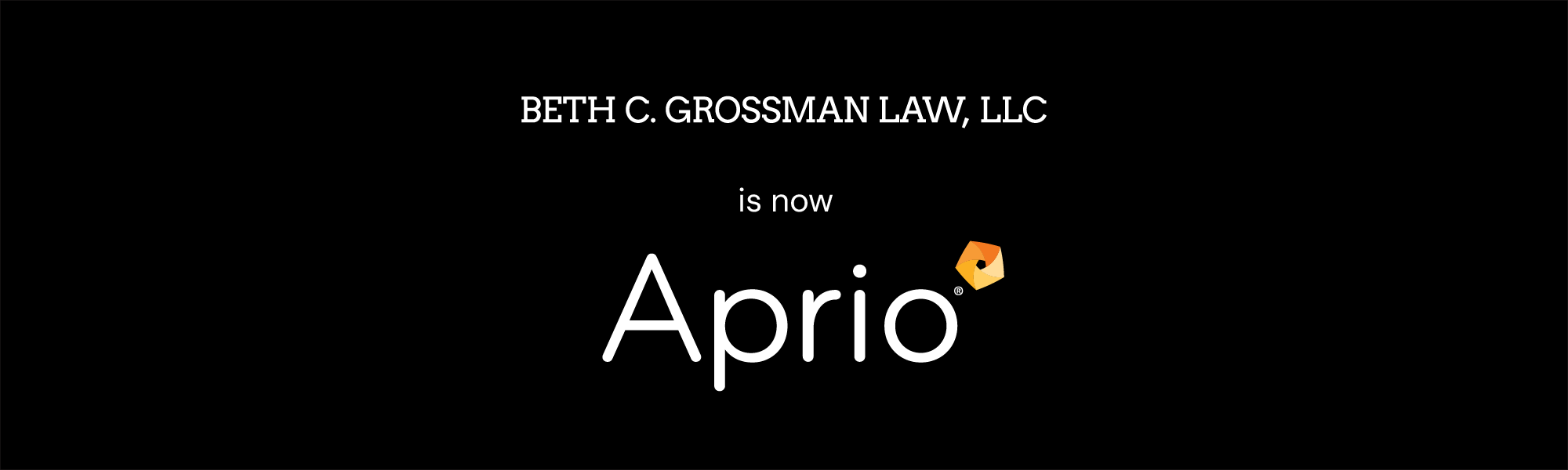 Beth. C. Grossman Law, LLC is now Aprio
